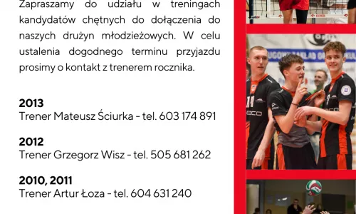 Nabór do drużyn młodzieżowych Asseco Resovii Rzeszów - dołącz do AKS Resovii Rzeszów